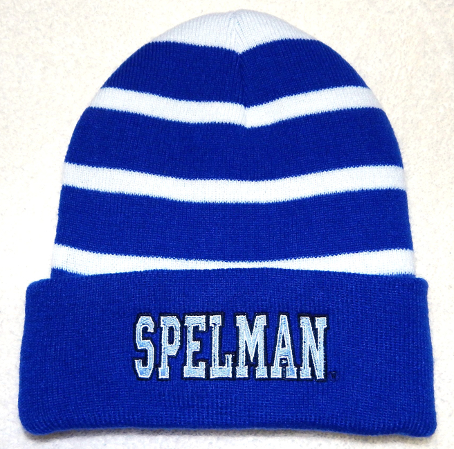 Spelman Lined Embroidery Striped Beanie - FO